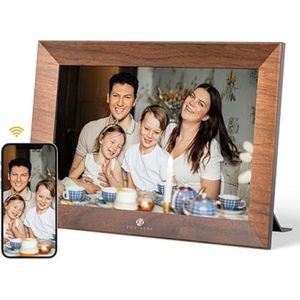 Equivera Digitale Fotolijst - Digitale Fotolijsten - Digitale Fotolijst met WiFi - Digitale Fotokader - Digitale Fotolijsten met WiFi - Fotokader - Leuk voor in huis!