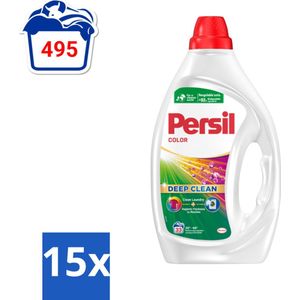 Persil Wasmiddel Gel 33 Wasbeurten Gekleurde was 1,485 liter - Bulkverpakking - 15 stuks