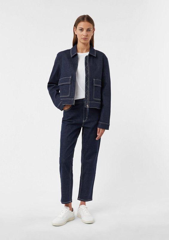 comma - Alva - Jeans - High-rise - Rechte Pijp - Stretchy Denim