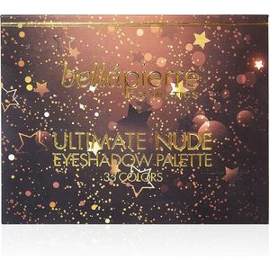 BELLAPIERRE- Ultimate Nude 35 Colors Eyeshadowpalette - oogschaduw - glitter oogschaduw - mineralen oogschaduw - vegan - dierproefvrij