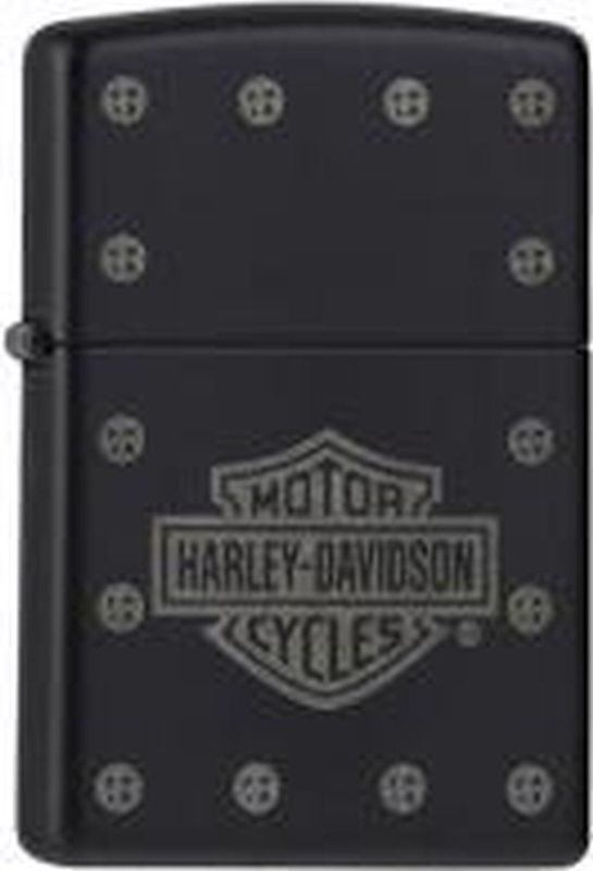 Zippo - Harley Davidson - Aansteker - Zwart - Matte Afwerking