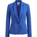 WE Fashion Dames getailleerde jersey stretch blazer