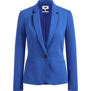 WE Fashion Dames getailleerde jersey stretch blazer
