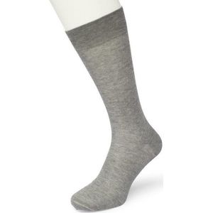 Bonnie Doon Tencel Sokken Heren Grijs maat 43/46 - Licht, Ademend, Soepel - Zeer Comfortabel en Zacht - Zakken niet af - Zakelijke sokken - Business Line - Antibacteriële Werking - Milieubewust - Grey Melange - BL202104.236