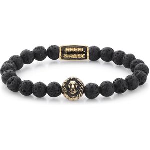 Rebel&Rose Armband - Natuursteen - 19 cm