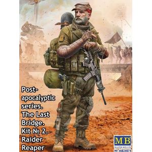 1:24 Master Box 24074 Post-Apocalyptic series. The last bridge. Kit No.2. Raider Reaper Plastic Modelbouwpakket