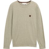 TOM TAILOR - Trui - Olijfgroen - Gebreide Truien