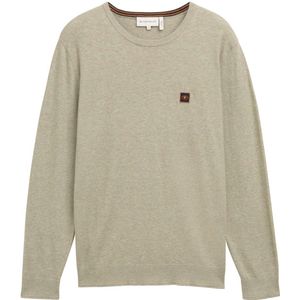 TOM TAILOR - Trui - Olijfgroen - Gebreide Truien