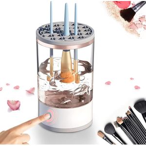 Reiniging van make-upkwasten - Makeup brush cleanser - Borstelreiniger - Schoonmaakbakje voor makeup kwast - Elektrische MakeUp reiniger - Brush Cleaner - Make Up Kwasten Houder - Multi brush cleaner