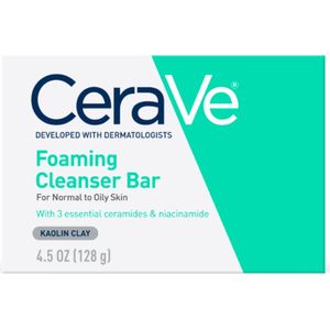 Foaming Cleanser Bar - CeraVe -  voor vette huid, lichaam en gezicht, zeepvrij en geurvrij