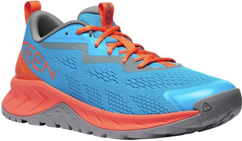 KEEN Heren Versacore Speed wandelschoenen, Blue Danube/Scarlet Ibis, 8 UK, Blauwe Donau Scarlet Ibis, 42 EU