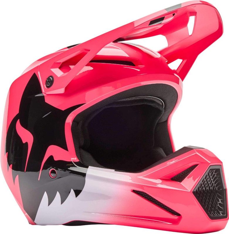 FOX V1 Shield Roze Crosshelm - Maat M - Helm