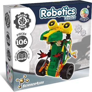 Science4you Robotics Rexbot - Experimenteerset 106-delig - DIY Robot Bouwpakket - STEM Speelgoed