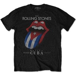 The Rolling Stones - Havana Cuba Kinder T-shirt - Kids tm 6 jaar - Zwart