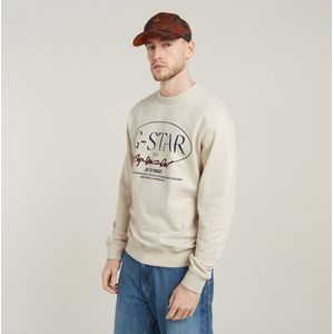 G-Star - Circle - Sweatshirt - Biologisch Katoen - Regular Fit - Grafische Print
