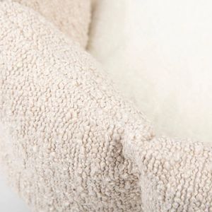 Scruffs Boucle Cat Bed - Comfortabele ronde kattenmand - Ivory