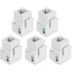 5PC's RJ11 Keystone Telefoonspraakmodule voor Netwerkbedrading met Stofkap