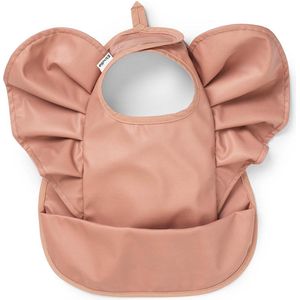 Elodie slab- Slabbetjes- Slabbertjes baby - Slab - Soft Terracotta