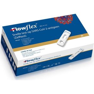 50 stuks Flowflex Corona Zelftest (5 pack) Sneltest Covid-19