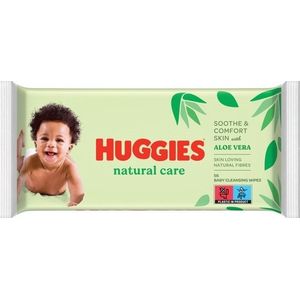 Huggies - Natural Care - Billendoekjes - 56 babydoekjes - 1 x 56