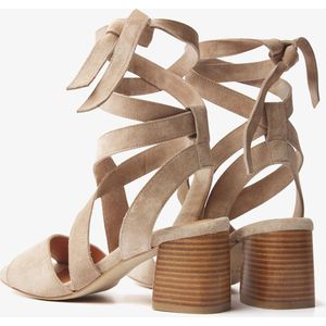 VIA VAI Polly Shade Sandalen - Met Hak - Beige - Maat 36