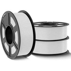 Upgrade PLA+ 2.0 - 175 mm filament - Robuust en sterk - 3D-printerfilament - Spoel van 3 kg - Maximale afdruksnelheid 300 mm/s - Maatnauwkeurigheid +/- 002 mm - Wit