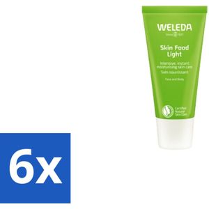 WELEDA - Light crème - Skin Food - Droge huid - 30 ml - Voordeelverpakking - 6 stuks