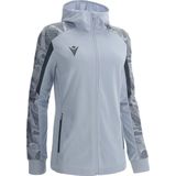 Macron Excellence Aphrodite Jas Met Kap Dames - Zilver / Antraciet | Maat: M