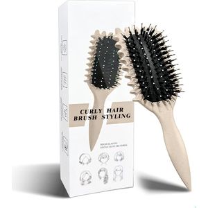 Krulborstel - Luxe styling voor veerkrachtige krullen - Ergonomisch ontwerp