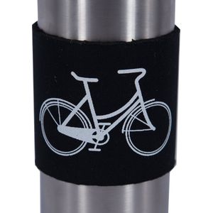 Tulper - Thermosfles Sleeve - Zwart Fiets