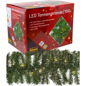 LED Kerstdecoratie 5m | Energielabel A++  100 LEDs | Kerst guirlande verlichting decoratie tak decoratieve kerstguirlande