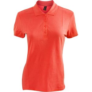 SOLS Dames/dames Passion Pique Poloshirt met korte mouwen (Rood)