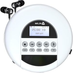 Draagbare CD-speler Walkman - Radio FM - Compatibele MP3 - Zwart