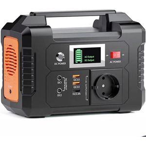 Powerstation - Powerbank - Stroomgenerator - Aggregaat - Oranje en Zwart