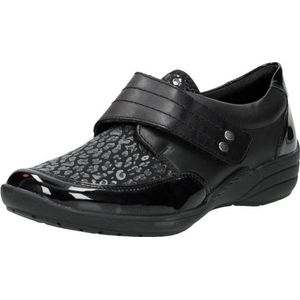 Remonte - Dames Klittenbandschoenen  - Zwart