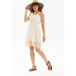 Aquatolia Woman Dress, Dames Jurk- Braided Jurk - Beige / M