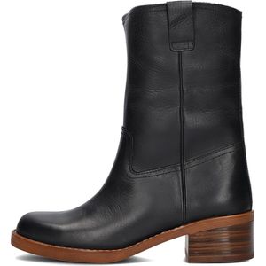 Notre-V A01005 Enkelboots - Enkellaarsjes - Dames - Zwart - Maat 38