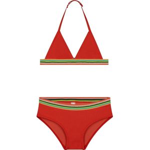 Shiwi Girls triangle bikini rainbow - rood - 128