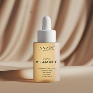 Super Vitamine C Serum - 15% (gestabiliseerd) - met oa. Hyaluronzuur, Niacinamide, Granaatappel Extract en Rode Algen - 30ml