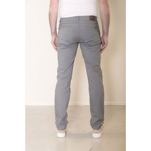 Stretchbroek - Lichtgrijs - Katoen/Elastaan - Slim-Fit