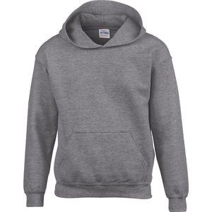 Gildan Heavy Blend™ Classic Fit Youth Hooded Sweatshirt GI18500B - Graphite Heather - 9/11 years (L)