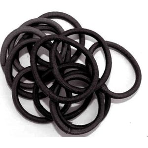 Ulanax® |Elastiekjes - Haar elastiekjes - Klein - 25 stuks - Zwart