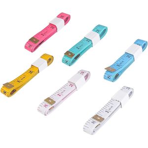 5 stuks zacht meetlint - Dubbelzijdig 150 cm voor nauwkeurige metingen