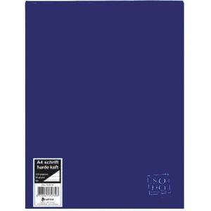 Notitieboek A4 harde kaft gelinieerd - Blauw Hoogglans - Gratis Verzonden