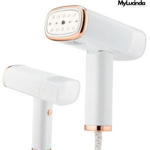 Mylucinda® Kledingstomer Mini – 1000W Draagbaar Stoomstrijkijzer – Opvouwbare Handstomer Voor Op Reis – Wit