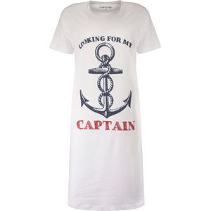 Temptation - Dames Bigshirt - Nachthemd - Wit