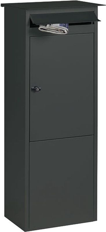 Frankfurt zwart vrijstaande brievenbus