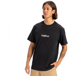 Quiksilver Fineline T-shirt Met Korte Mouwen Zwart XS Man