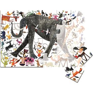 Clementoni Legpuzzel Eco Olifant 24 Stukjes, puzzels kinderen