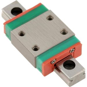 Mini lineaire schuif LWL7B - 7 mm breed met schuifblok (40 MM) - dragend staal